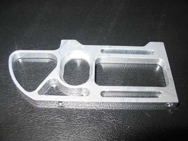 Hyper510-951 Motor Pod Plate w/spur Protector
